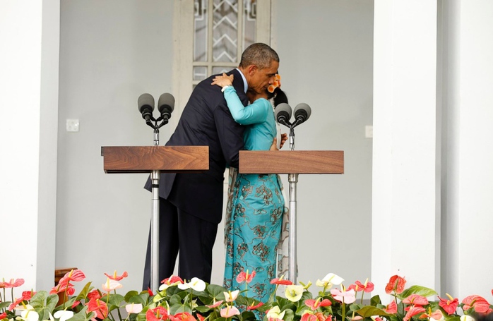 Barack Obama e Aung San Suu Kyi (Reuters)