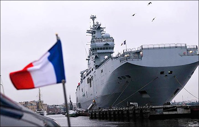 Nguồn tin quốc phòng bác tin Nga kiểm soát tàu Mistral