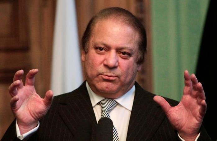 Thủ tướng Pakistan Nawaz Sharif. Ảnh: AP