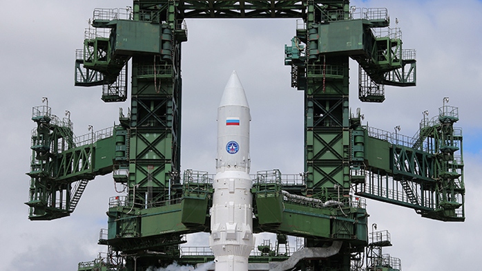 Angara-1.2PP space rocket getting refueled at Russia’s Plesetsk Cosmodrome (RIA Novosti / Vitaly Belousov)