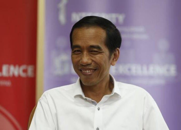 Thống đốc bang Jakarta Joko Jokowi Widodo dự kiến sẽ đắc cử tổng thống. Ảnh: Reuters