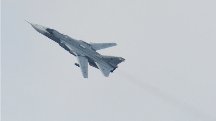Máy bay Su-24 của Nga... Ảnh: RIA Novosti