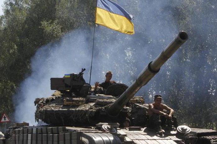 Lực lượng ly khai thân Nga đã có cuộc đụng độ với quân đội Ukraine ở ngoại ô Donetsk. Ảnh: Reuters