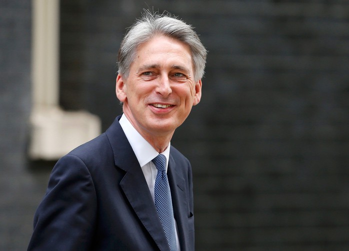Tân Ngoại trưởng Anh Philip Hammond tại London hôm 15-7 Ảnh: Reuters