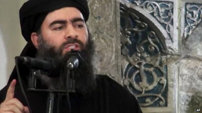 Thủ lĩnh Nhà nước Hồi giáo (IS) tự xưng Abu Bakr al-Baghdadi. Ảnh: AP