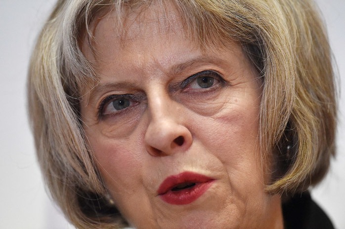 Bộ trưởng Nội vụ Anh Theresa May. Ảnh: Reuters