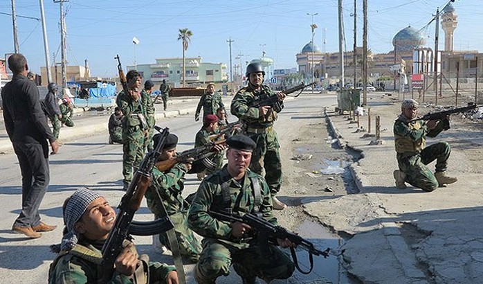 Quân đội Iraq đã chiếm lại các thành phố và thị trấn Al Dhuluiya, Al Ishaqi, Al-Mutasim với sự hỗ trợ của các bộ tộc địa phương. Ảnh: Iraqi News