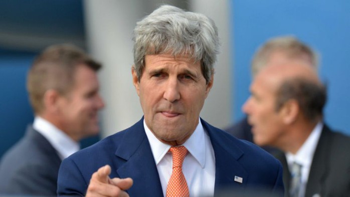 Triều Tiên gọi Ngoại trưởng Kerry là “con sói với bộ hàm ghê tởm. Ảnh: AP