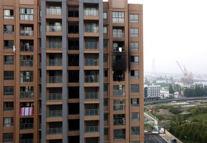 Khu chung cư xảy ra vụ hỏa hoạn hôm 1-5. Ảnh: Daily Mail