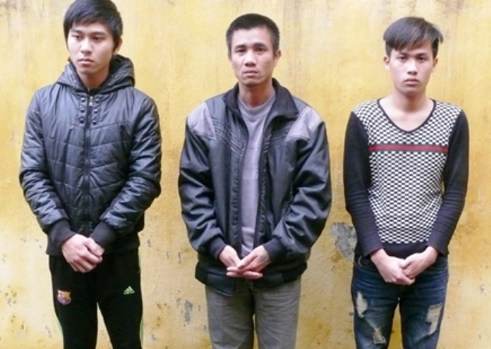 Ba đối tượng bị cơ quan công an TP Thanh Hóa ra lệnh bắt khẩn cấp.
