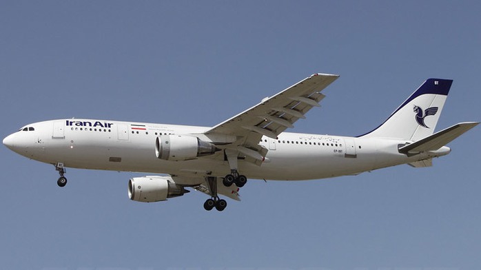 Máy bay Airbus A300B2-203 của hãng hàng không Iran. Ảnh: RT
