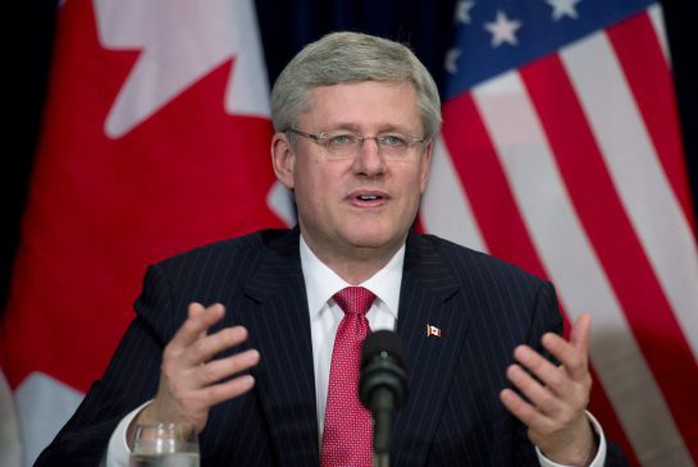 Thủ tướng Canada Stephen Harper. Ảnh: The Canadian Press