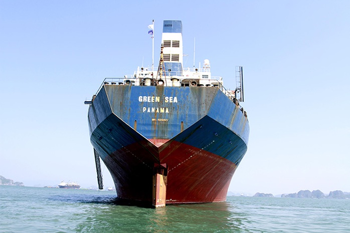 Green Sea là tàu hàng rời thuộc dạng siêu trường, siêu trọng có tuổi đời trên 30 năm (vẫn treo cờ Panama vì không thể đang kiểm tại Việt Nam do quá niên hạn) và đang gần mục nát theo thời gian.