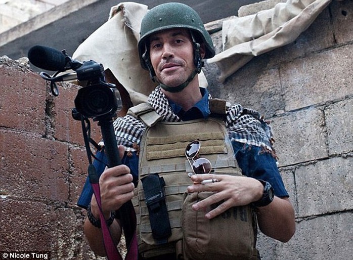 Nhà báo Mỹ James Foley. Ảnh: Daily Mail
