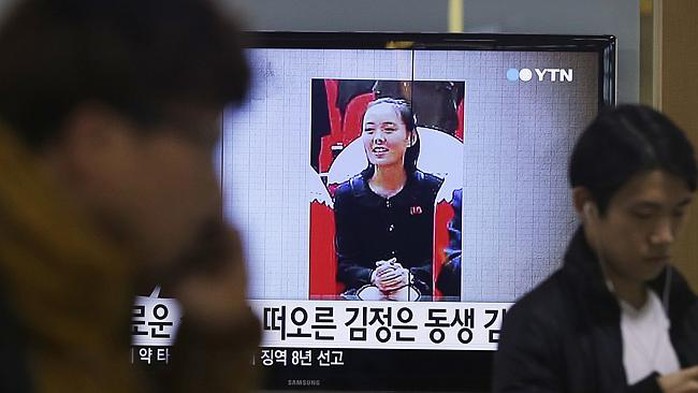 Em gái nhà lãnh đạo Kim Jong-un xuất hiện ngày càng nhiều trên phương tiện truyền thông trong thời gian gần đây. Ảnh: AP