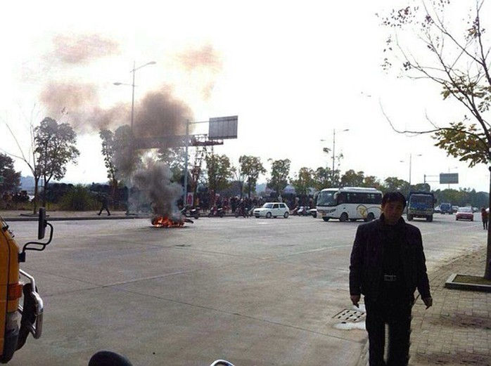 Hiện trường vụ tai nạn kinh hoàng