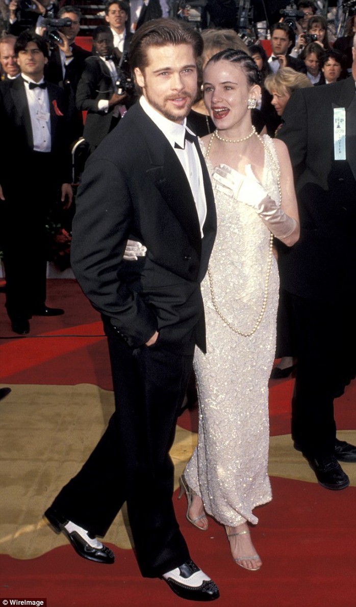 Brad Pitt và Juliette thuở còn bên nhau.