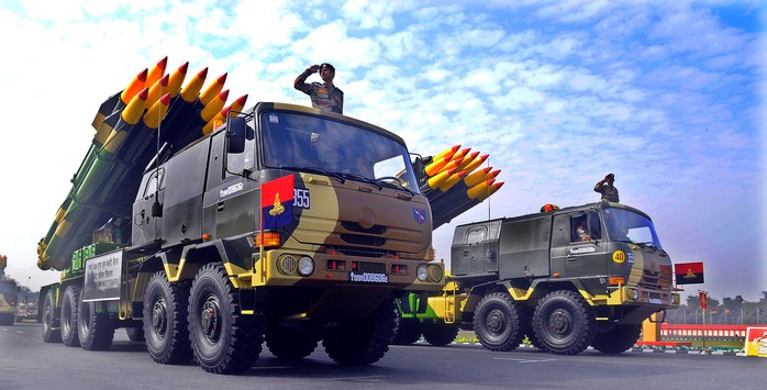 Ấn Độ rất tịch cực trang bị khí tài quân sự hiện đại cho quân đội của nước này. Ảnh: Wikipedia
