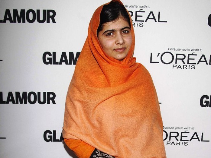 Thiếu nữ 17 tuổi người Pakistan Malala Yousafzai. Ảnh: Reuters
