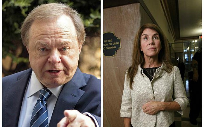 Ông Harold Hamm (trái) và bà Sue Ann Hamm. Ảnh: Reuters