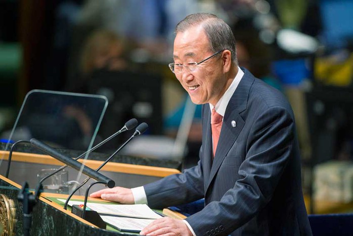 Tổng Thư ký Liên Hiệp Quốc Ban Ki-moon. Ảnh: UN Photo