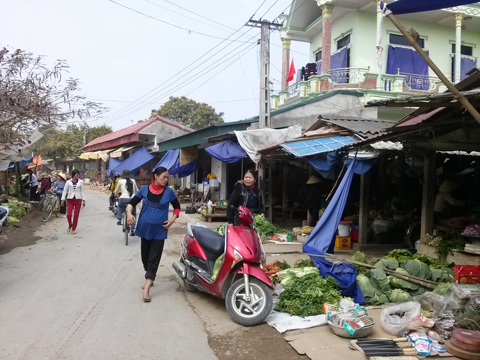 Chợ quê đìu hiu