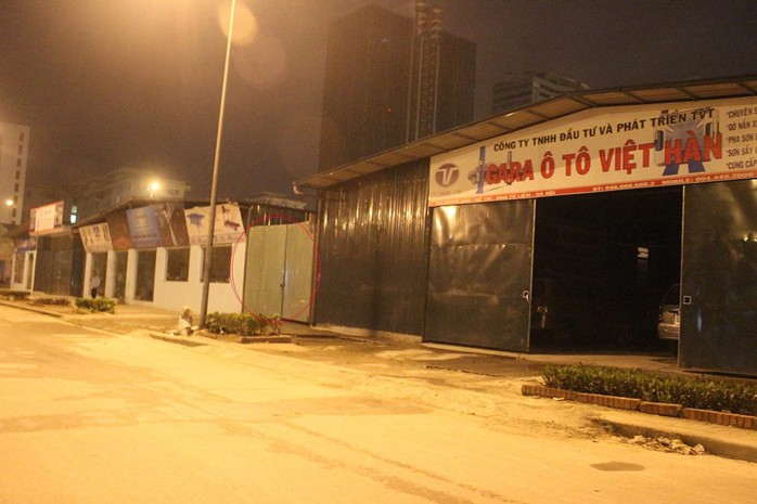 Gara ô tô Việt Hàn, nơi diễn ra sự việc hành hung phóng viên