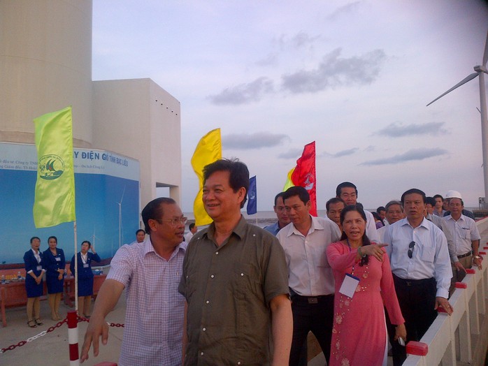 Thủ tướng chính phủ đến thăm Nhà máy Điện gió Bạc Liêu chiều nay