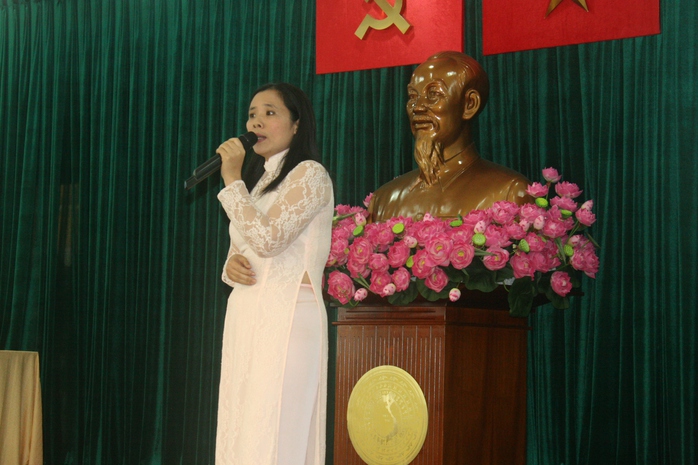 Phần thi thuyết trình của các thí sinh tại hội thi Vinh quang Công đoàn Việt Nam do Công đoàn Sở GTVT TP HCM tổ chức
