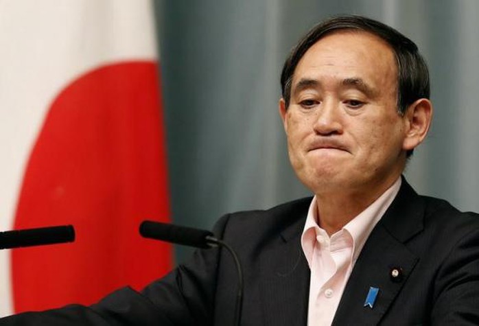 Yoshihide Suga, Chánh văn phòng Nội các Nhật Bản. Ảnh: Reuters