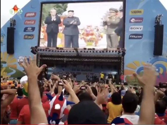 Nhà lãnh đạo Kim Jong-un xuất hiện trong đoạn video. Ảnh: Independent