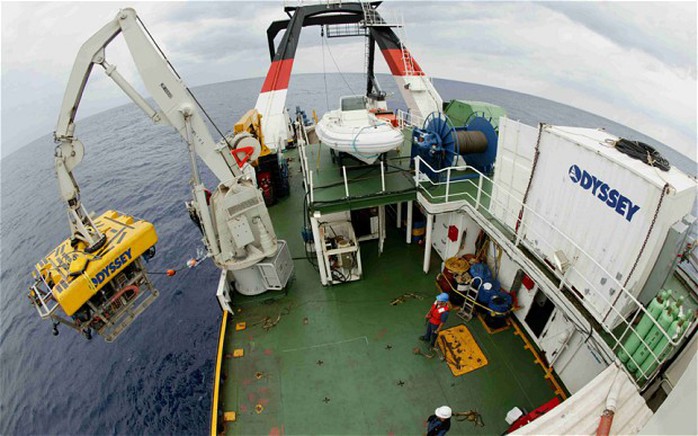 Công ty thám hiểm hải dương Odyssey chịu trách nhiệm khai thác số kho báu còn lại. Ảnh: Reuters