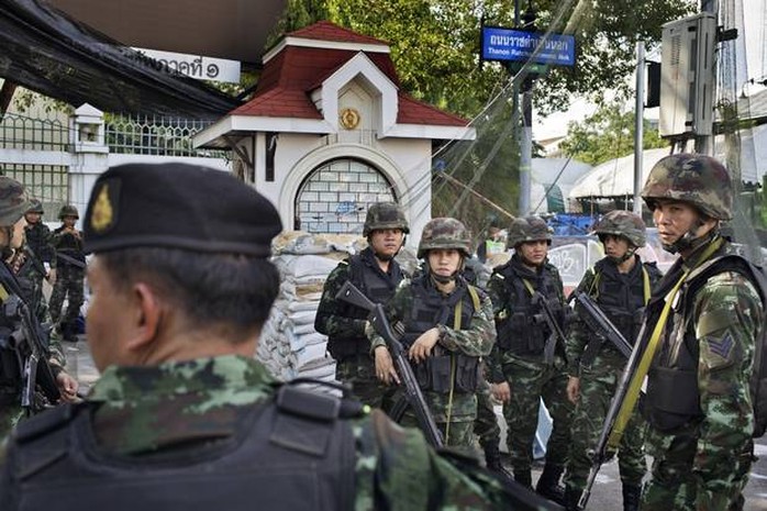 Quân đội Thái Lan được cho là đang tiến hành cuộc thanh trừng chính trị. Ành: New York Times