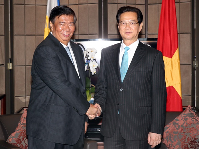 Chủ tịch Hạ viện Feliciano Belmonte, Thủ tướng Nguyễn Tấn Dũng cho rằng ASEAN cần ra Tuyên bố chung về hành động nguy hiểm, đe dọa chủ quyền các nước cũng như hòa bình và an ninh trên Biển Đông