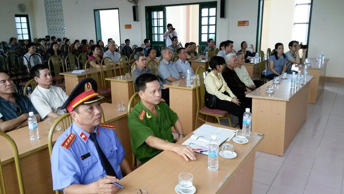 Xin lỗi công khai gây bản án oan sai cho ông Vũ Thanh Hải tại trụ sở UBND phường Kỳ Bá