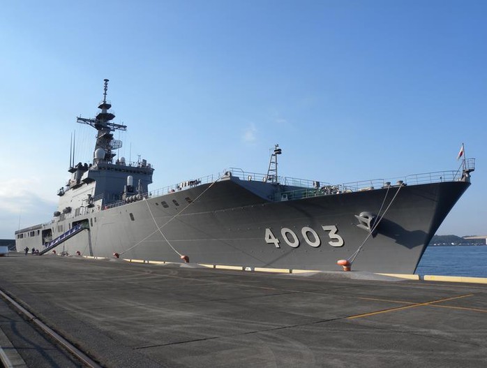 Soái hạm USS Blue Ridge, thuộc Hạm đội 7 của Hải quân Mỹ. Ảnh: Naval Today