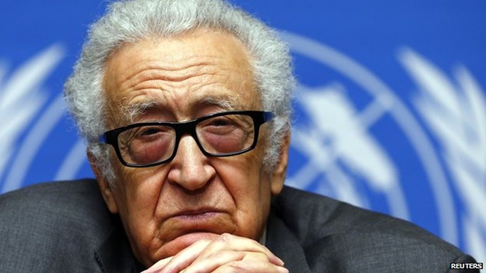 Ông Lakhdar Brahimi. Ảnh: Reuters