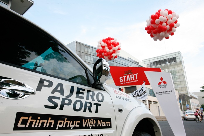 Hành trình Pajero Sport chinh phục Việt Nam chính thức khởi hành