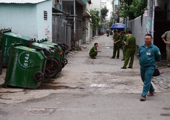 Hiện trường vụ án mạng xảy ra 6 tháng trước lúc Vương đâm chết Đạt chỉ vì va chạm giao thông