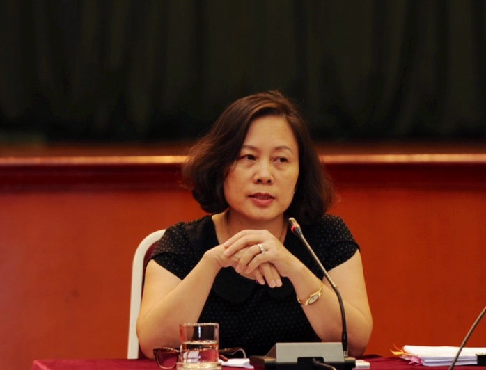 Bà Trịnh Phong Lan, Phó vụ trưởng Vụ Tài chính Ngân hàng - Bộ Tài chính, cho biết
