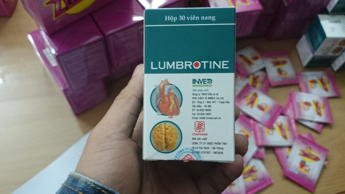 Thuốc Lumbrotine hỗ trợ điều trị tai biến mạch máu não cũng bị làm giả