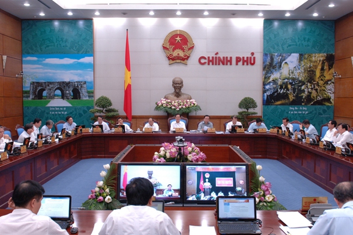 Quang cảnh phiên họp Chính phủ tháng 6