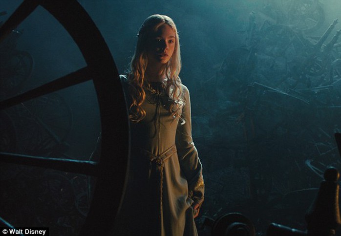 Elle Fanning as adult Princess Aurora