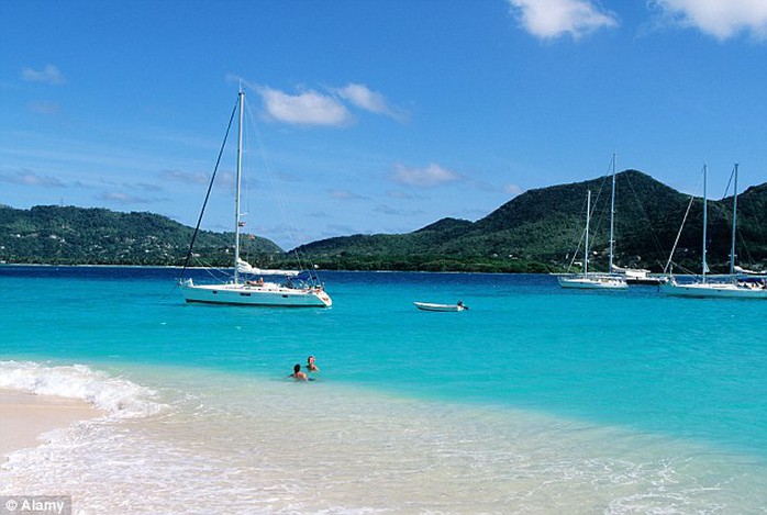 Grenada ở Caribbean. Ảnh: Alamy