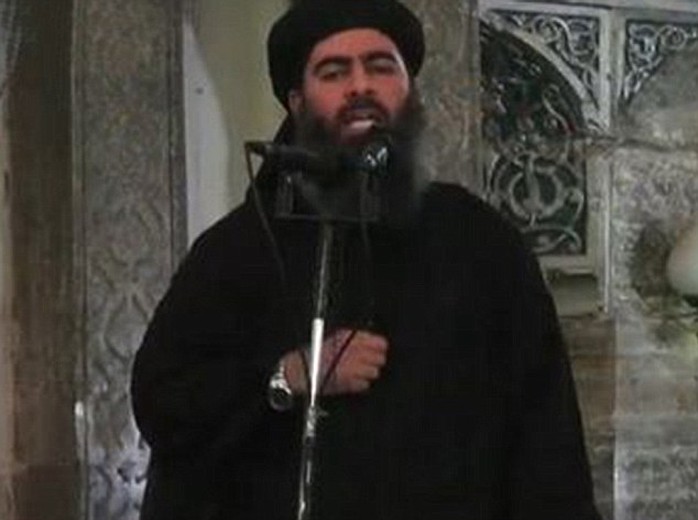 Thủ lĩnh Baghdadi bị chế nhạo vì đeo đồng hồ xa xỉ. Ảnh: Daily Mail