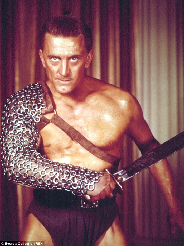 Kirk Douglas khi còn trẻ