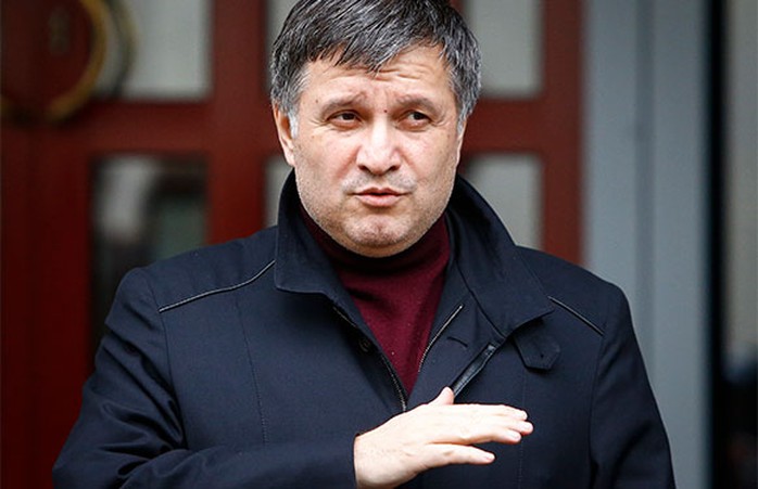 Bộ trưởng Nội vụ Ukraine Arsen Avakov. Ảnh: Reuters