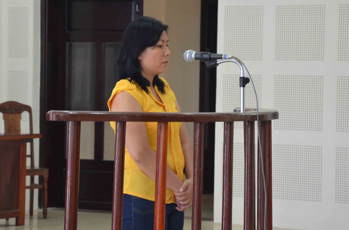 Bị cáo Lê Thị Ngọc Mai tại phiên tòa phúc thẩm ngày 24-9