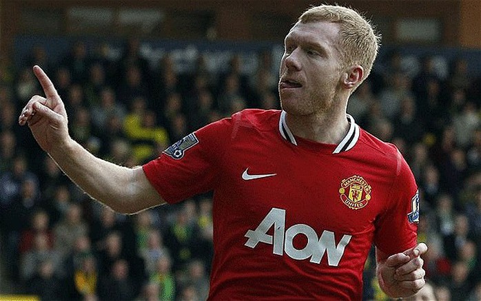 Paul Scholes khi còn khoác áo M.U