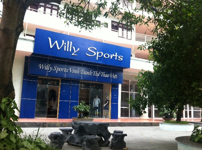 Công ty Willy Sports bị tố làm giả giấy tờ để trúng thầu. Ảnh: Mai Linh